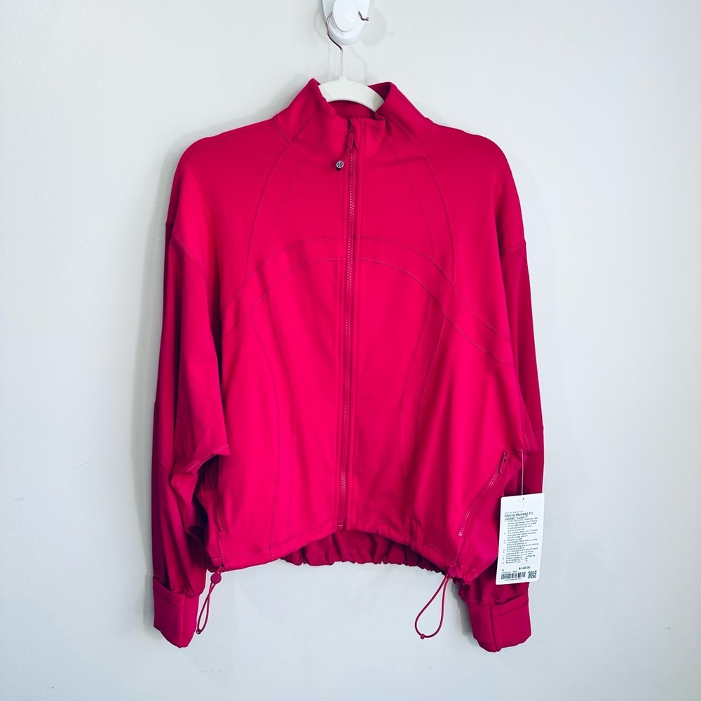 NWT Lululemon Athletica Define Relaxed-Fit Jacket *Luon Passionate Pink Size 4 - Picture 2 of 16
